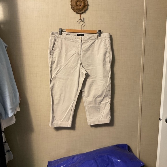 Talbots Pants - Talbots Women's Cream Capris